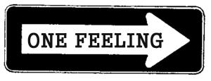 one feeling